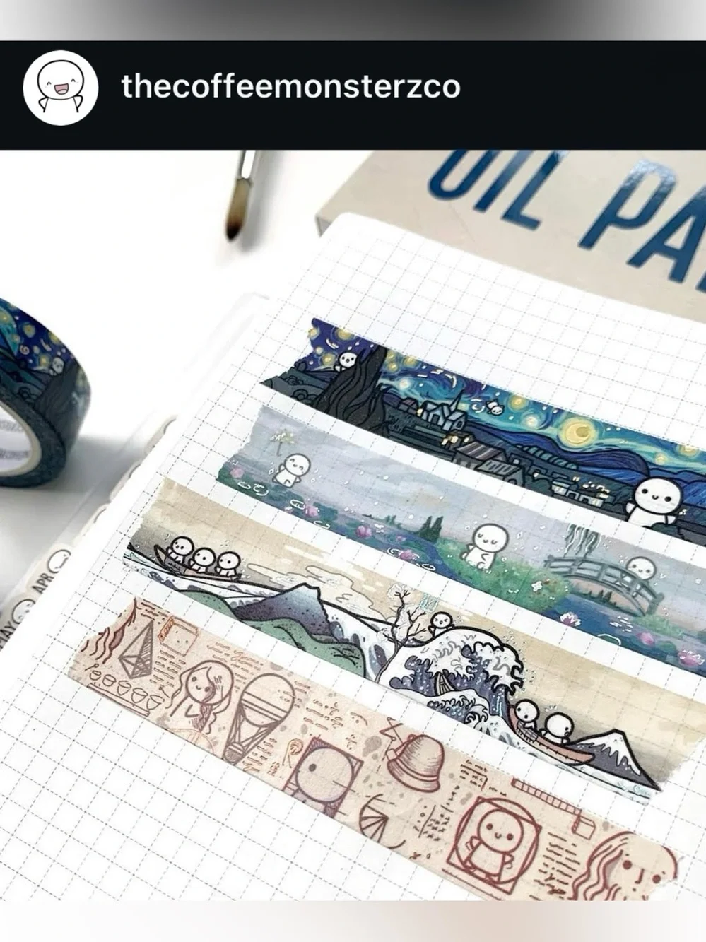 TheCoffeeMonsterzCo Washi Tape
